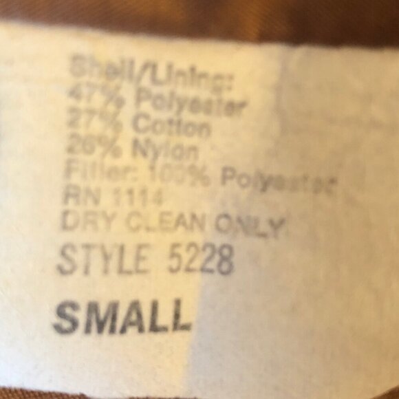 Vintage quilted BEBE LTD Selvy & Co. jacket sz S - Picture 5 of 7